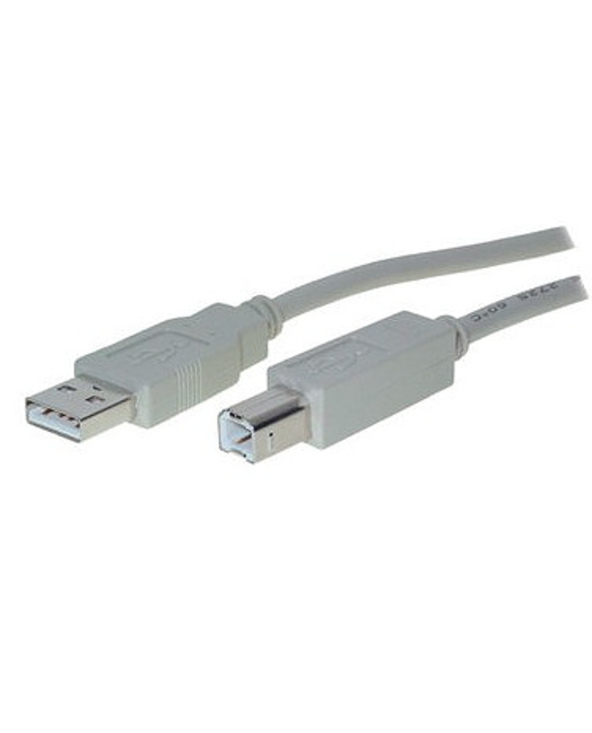 S-Conn 1.8m USB 2.0 A - USB 2.0 B câble USB 1,8 m USB A USB B Gris