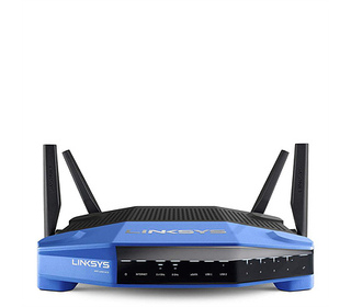 Linksys WRT1900ACS routeur sans fil Gigabit Ethernet Bi-bande (2,4 GHz / 5 GHz) Noir, Bleu