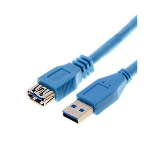 Helos 014685 câble USB 1,8 m USB 3.2 Gen 1 (3.1 Gen 1) USB A Bleu