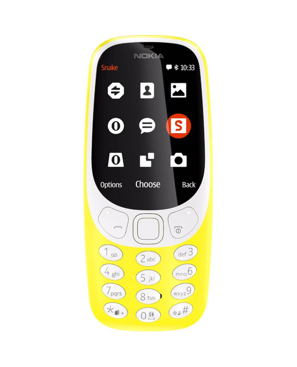Nokia 3310 6,1 cm (2.4") 79,6 g Jaune Téléphone numérique