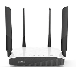 Zyxel NBG6604 routeur sans fil Fast Ethernet Bi-bande (2,4 GHz / 5 GHz) Noir, Blanc