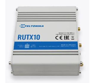 Teltonika RUTX10 routeur sans fil Gigabit Ethernet Bi-bande (2,4 GHz / 5 GHz) Blanc