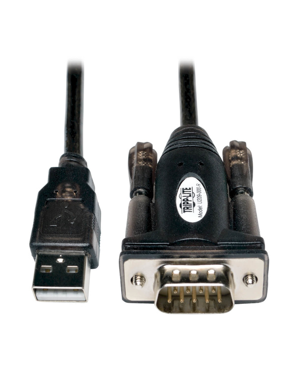 Tripp Lite U209-000-R câble Série Noir, Blanc 1,52 m USB A DB9