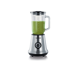 Severin SM 3734 blender 1 L Mélangeur de table 500 W Noir, Acier inoxydable