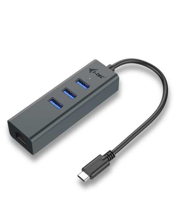 i-tec Metal USB-C HUB 3 Port + Gigabit Ethernet Adapter