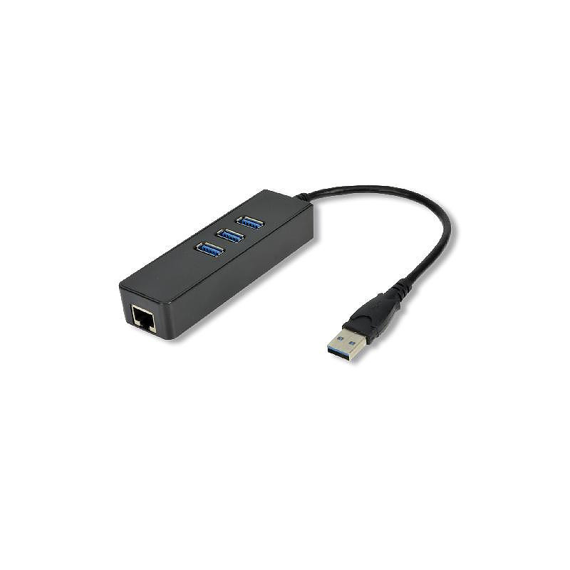 MCL USB3-125H3/C station d'accueil USB 3.2 Gen 1 (3.1 Gen 1) Type-A Noir