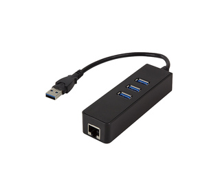 LogiLink UA0173A station d'accueil USB 3.2 Gen 1 (3.1 Gen 1) Type-A Noir