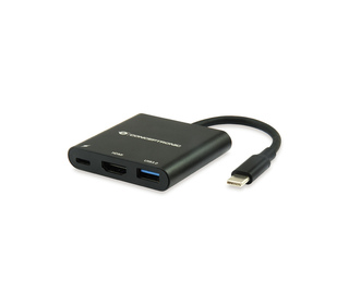 Conceptronic DONN01B station d'accueil USB 3.2 Gen 1 (3.1 Gen 1) Type-C Noir