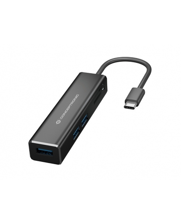 Conceptronic DONN08B station d'accueil USB 3.2 Gen 1 (3.1 Gen 1) Type-C Noir