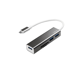 LogiLink UA0305 station d'accueil USB 3.2 Gen 1 (3.1 Gen 1) Type-C Aluminium