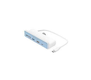 HYPER HD34A8 station d'accueil USB 3.2 Gen 1 (3.1 Gen 1) Type-C Blanc