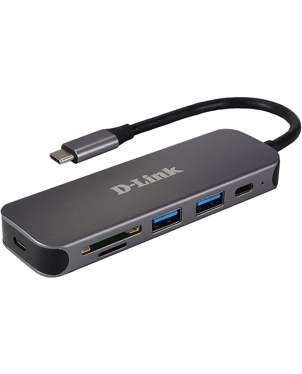 D-Link Hub USB-C 5-en-1 avec lecteur de carte DUB-2325