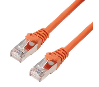 MCL 10m Cat6a F/UTP câble de réseau Orange F/UTP (FTP)