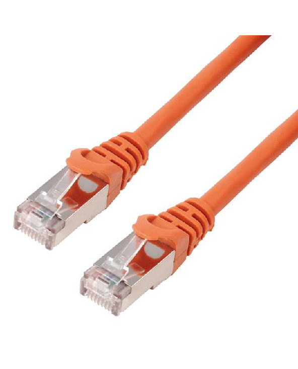 MCL 10m Cat6a F/UTP câble de réseau Orange F/UTP (FTP)