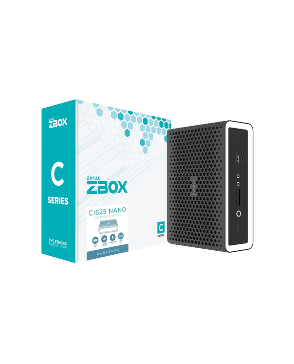 Zotac ZBOX CI625 Nano PC de dimension 1,8L Noir, Blanc i3-1115G4 3 GHz