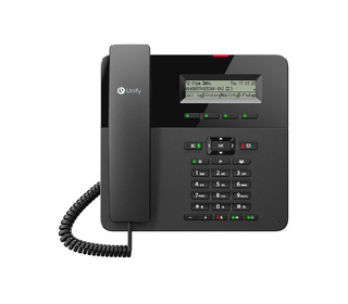 Unify OpenScape Desk Phone CP210 Téléphone analogique Noir