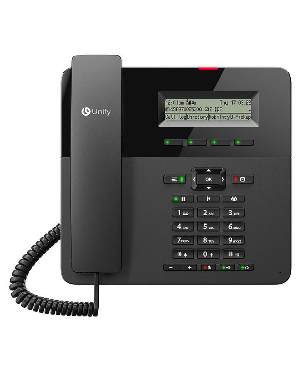 Unify OpenScape Desk Phone CP210 Téléphone analogique Noir