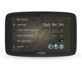 TomTom GO Professional 620 navigateur Fixé 15,2 cm (6") Écran tactile 201 g Noir