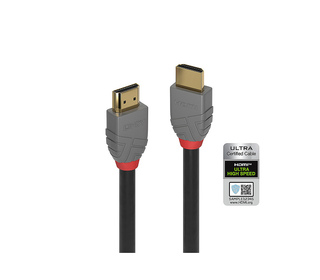 Lindy 36951 câble HDMI 0,5 m HDMI Type A (Standard) Noir