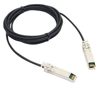 Extreme networks 1m SFP+ câble de fibre optique SFP+ Noir, Argent