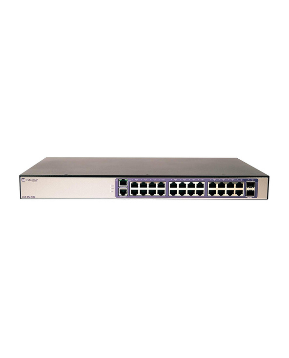 Extreme networks 210-24P-GE2 Géré L2 Gigabit Ethernet (10/100/1000) Connexion Ethernet, supportant l'alimentation via ce port (P