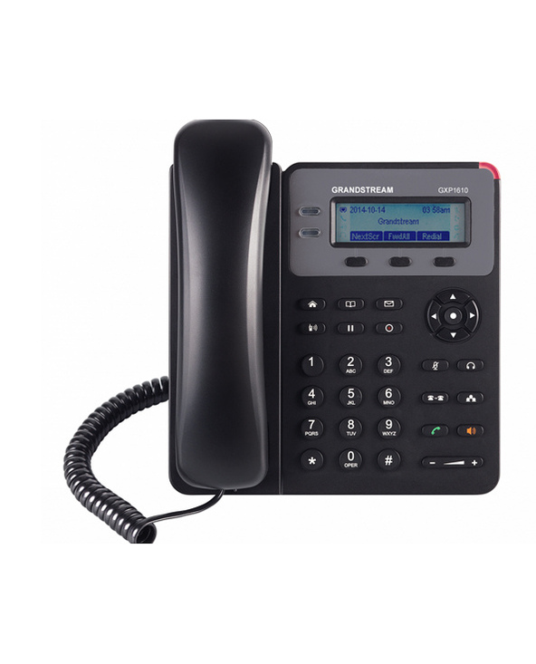Grandstream Networks GXP1610 téléphone Téléphone DECT Noir