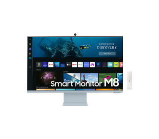 Samsung S32BM80BUU 32" 4K Ultra HD 4 ms Bleu, Blanc
