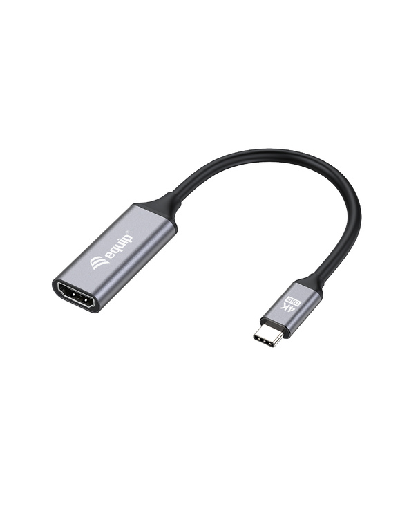 Equip 133491 câble vidéo et adaptateur 0,15 m USB Type-C HDMI Noir, Gris
