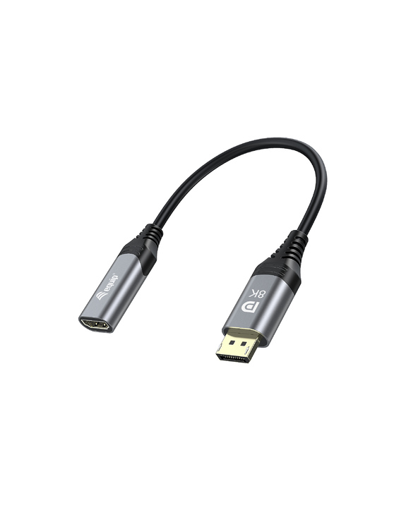 Equip 133446 câble vidéo et adaptateur 0,15 m DisplayPort HDMI Noir, Gris