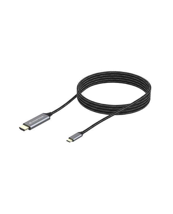 Conceptronic ABBY10G câble vidéo et adaptateur 2 m USB Type-C HDMI Gris