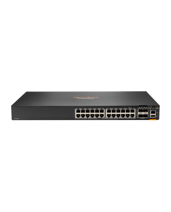 Aruba 6200F 24G 4SFP+ Géré L3 Gigabit Ethernet (10/100/1000) 1U Noir