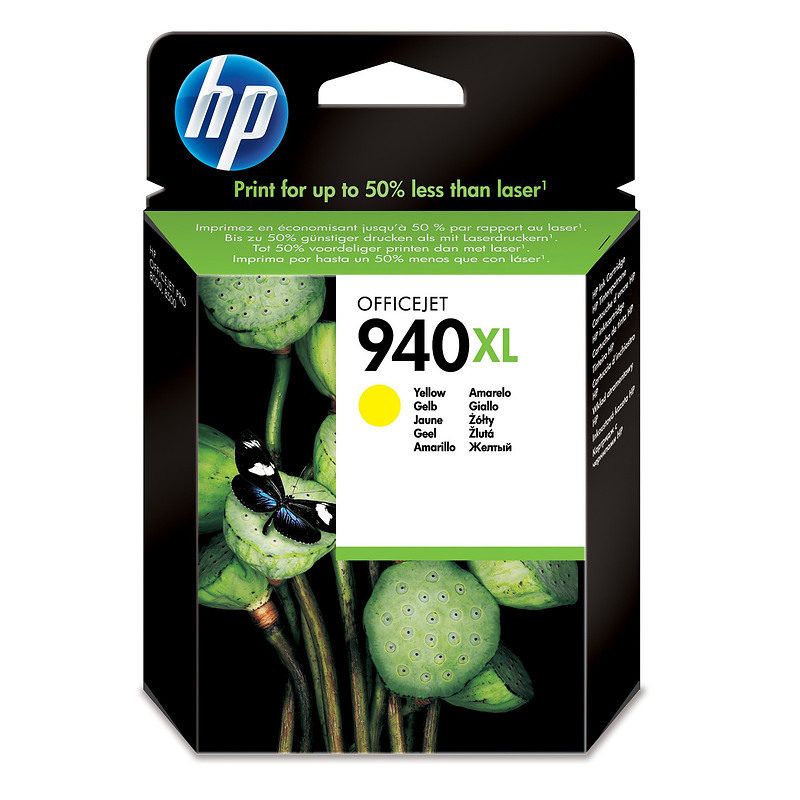 HP 940XL High Yield Yellow Original Ink Cartridge cartouche d'encre 1 pièce(s) Rendement élevé (XL) Jaune