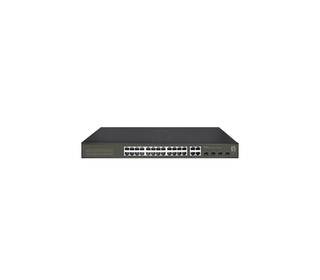 LevelOne GES-2128 commutateur réseau Géré L2 Gigabit Ethernet (10/100/1000) Noir