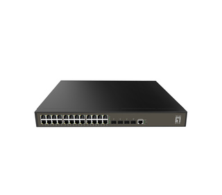 LevelOne GEL-2871 commutateur réseau Géré L2+ Gigabit Ethernet (10/100/1000) 1U Noir