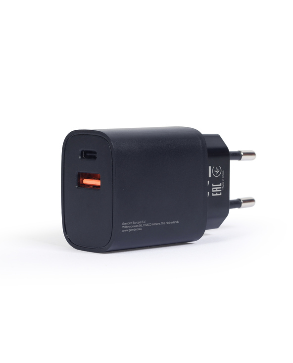 Gembird TA-UQC3-03 chargeur d'appareils mobiles Smartphone Noir Secteur Charge rapide Intérieure