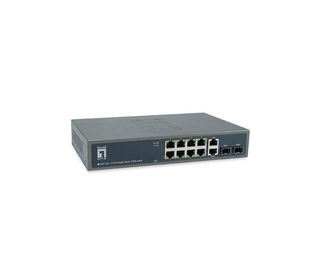 LevelOne GEP-1221 commutateur réseau Non-géré Gigabit Ethernet (10/100/1000) Connexion Ethernet, supportant l'alimentation via c