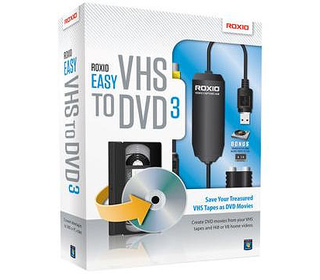 Roxio Easy VHS to DVD 3, Win, ML carte d'acquisition vidéo USB 2.0