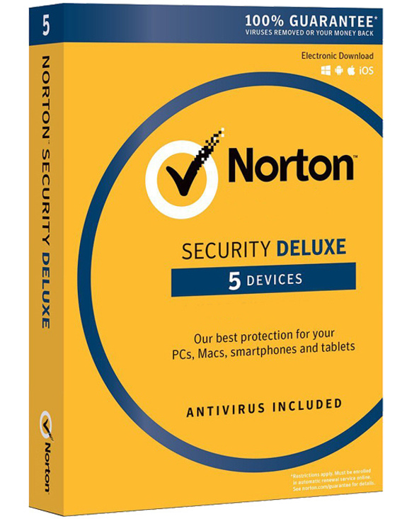 NortonLifeLock Norton Security Deluxe 3.0 Antivirus security Base Français 5 licence(s) 1 année(s)