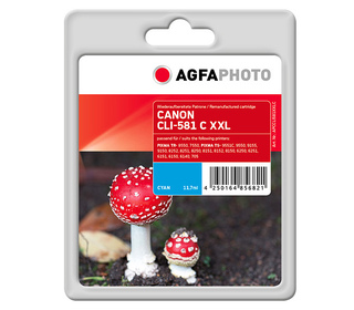 AgfaPhoto APCCLI581XXLC cartouche d'encre 1 pièce(s) Compatible Cyan