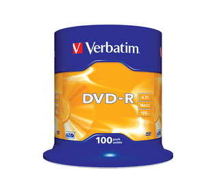 Verbatim DVD-R Matt Silver 4,7 Go 100 pièce(s)