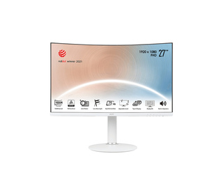 MSI Modern MD271CPWDE 27" Full HD Blanc