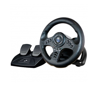 Subsonic SA5426-NG accessoire de jeux vidéo Noir USB Volant + pédales PC, PlayStation 4, Xbox One, Xbox Series X