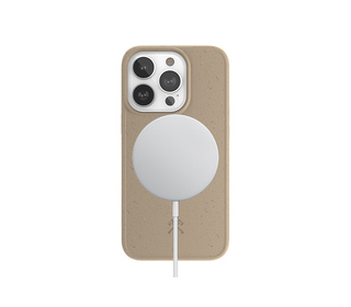 Woodcessories Bio Case MagSafe coque de protection pour téléphones portables 15,5 cm (6.12") Housse Taupe