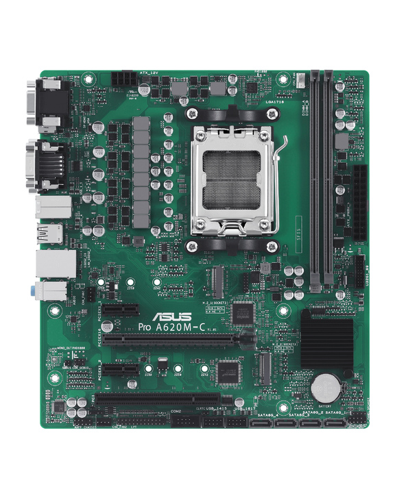ASUS PRO A620M-C-CSM AMD A620 Emplacement AM5 micro ATX