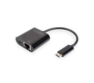 Digitus Adaptateur Ethernet Gigabit USB Type-C avec prise en charge de Power Delivery