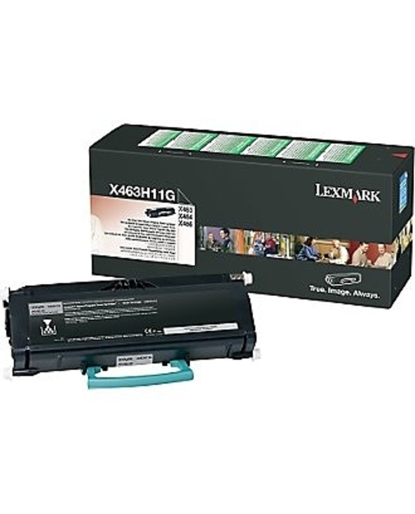 Lexmark X463, X464, X466 High Yield Return Program Toner Cartridge Cartouche de toner Original Noir