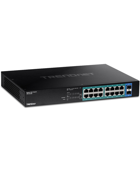 Trendnet TPE-TG182 commutateur réseau Gigabit Ethernet (10/100/1000) Connexion Ethernet, supportant l'alimentation via ce port (