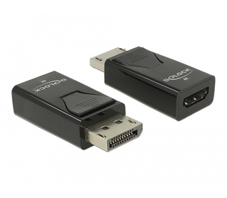 DeLOCK 66234 câble vidéo et adaptateur DisplayPort HDMI Type A (Standard) Noir
