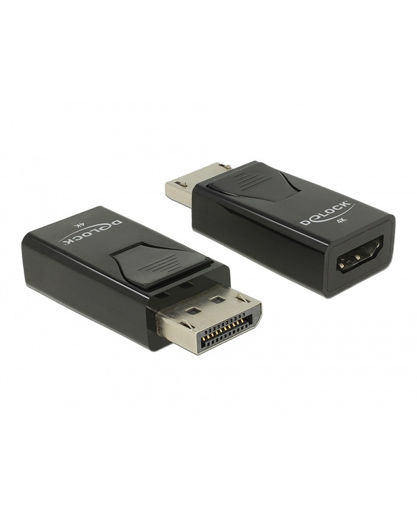 DeLOCK 66234 câble vidéo et adaptateur DisplayPort HDMI Type A (Standard) Noir