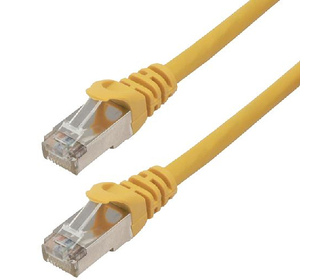 MCL 3m Cat6a S/FTP câble de réseau Jaune S/FTP (S-STP)